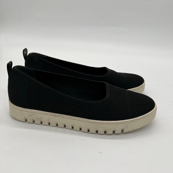 Vionic Uptown Skimmer Knit Slip On Loafer Black Fabric Womens  Size 10 - Picture 7 of 13
